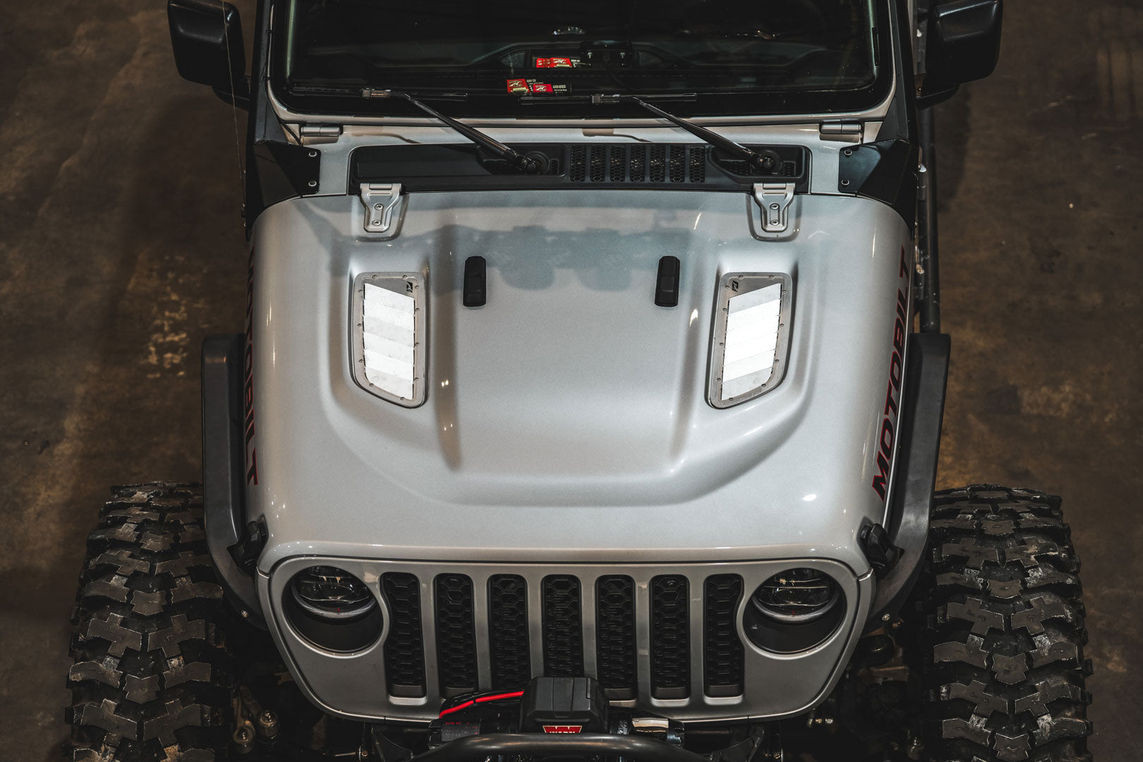 Hood Vent Kit for Jeep Rubicon JL/JLU/JT