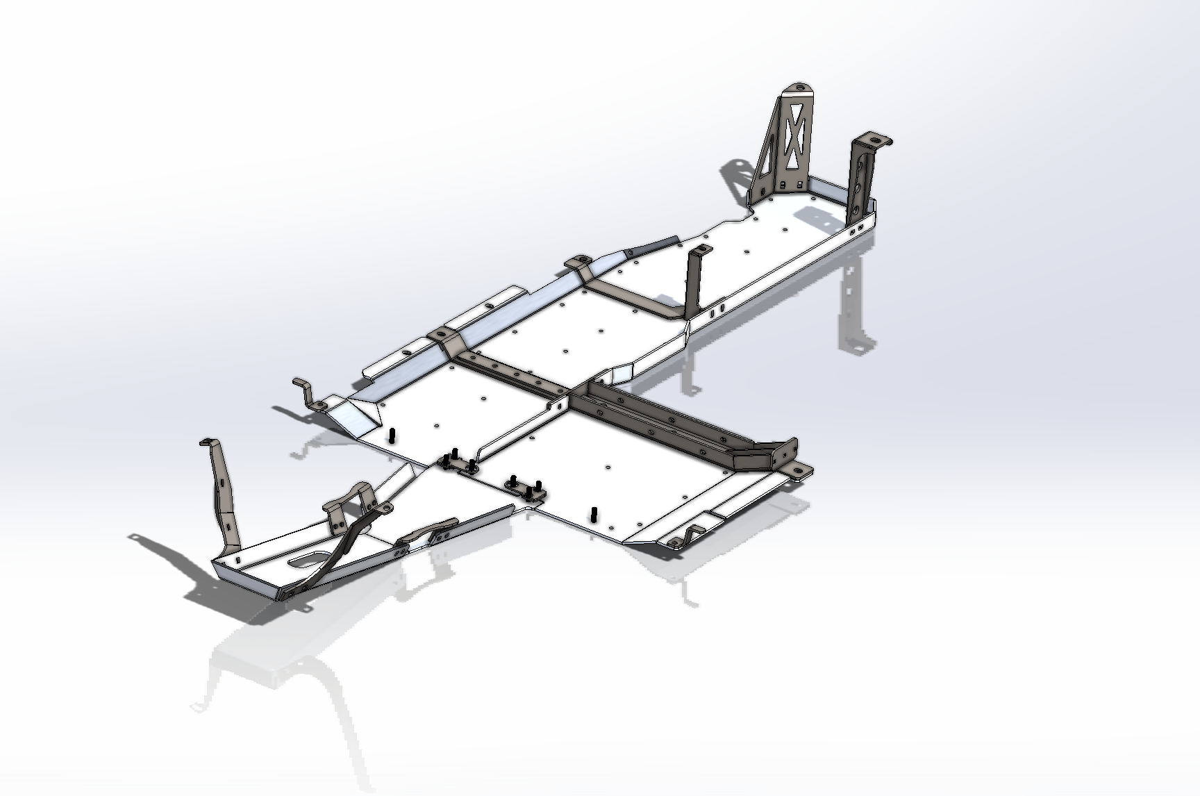 JT Gladiator Aluminum Belly Skids (3.6 V6)