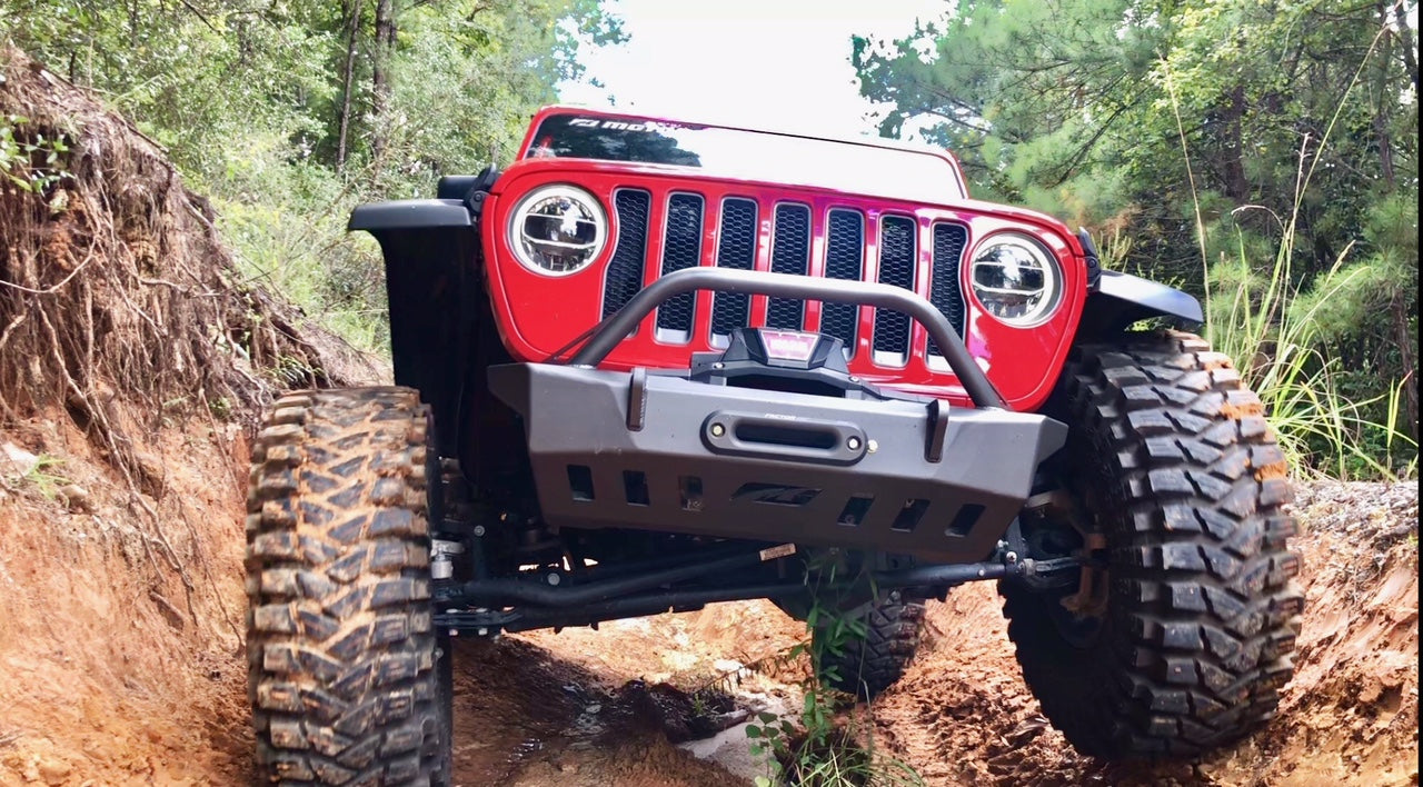 Crusher Series Front Bumper w/ Bull Bar for Jeep JL / JT Gladiator