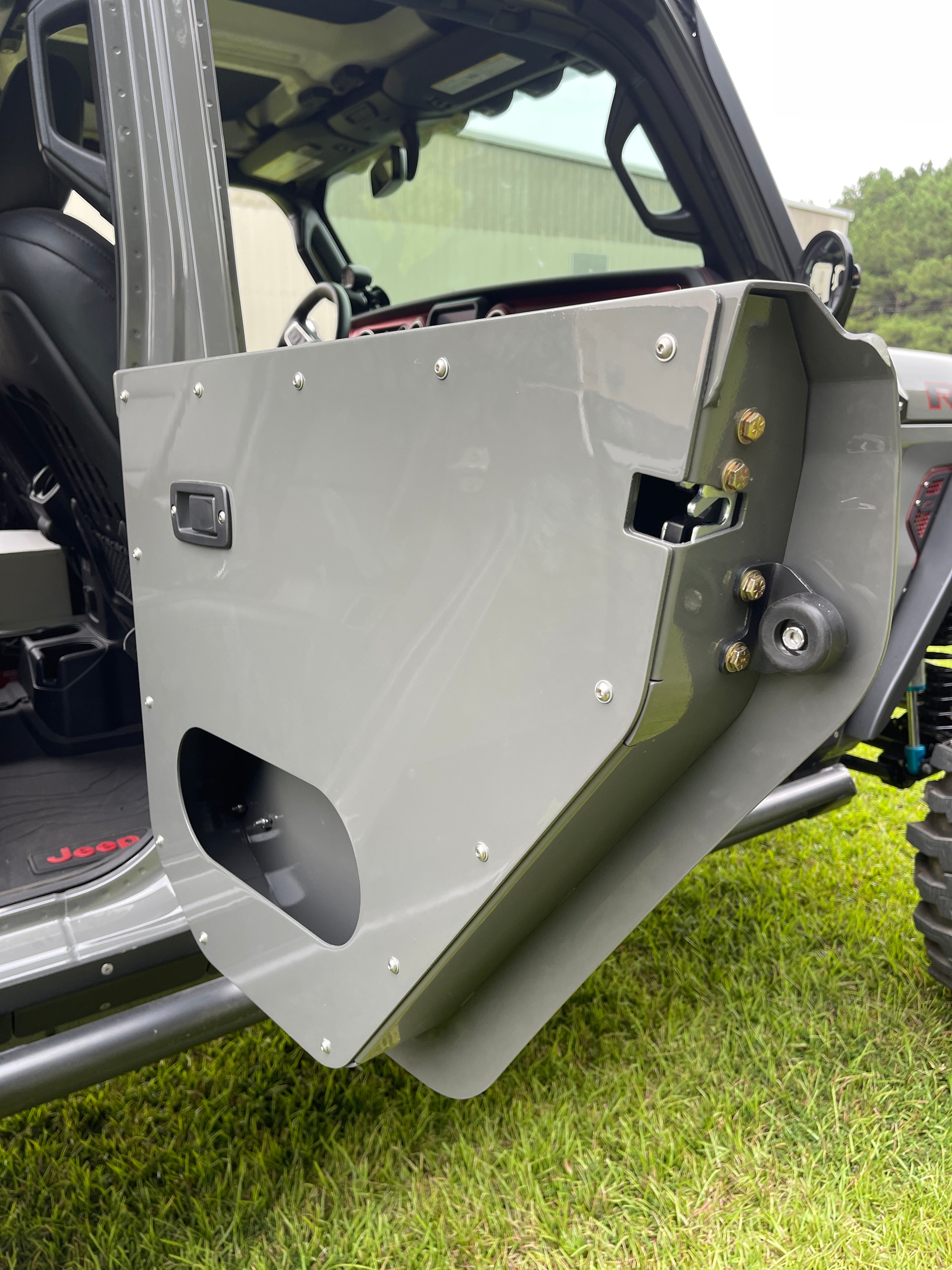 Aluminum Rear Half Doors for Jeep JL/JLU/JT