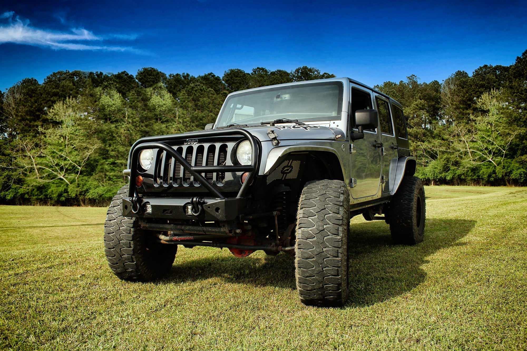 Aluminum Crusher 4" Front Fenders for Jeep JK / JKU