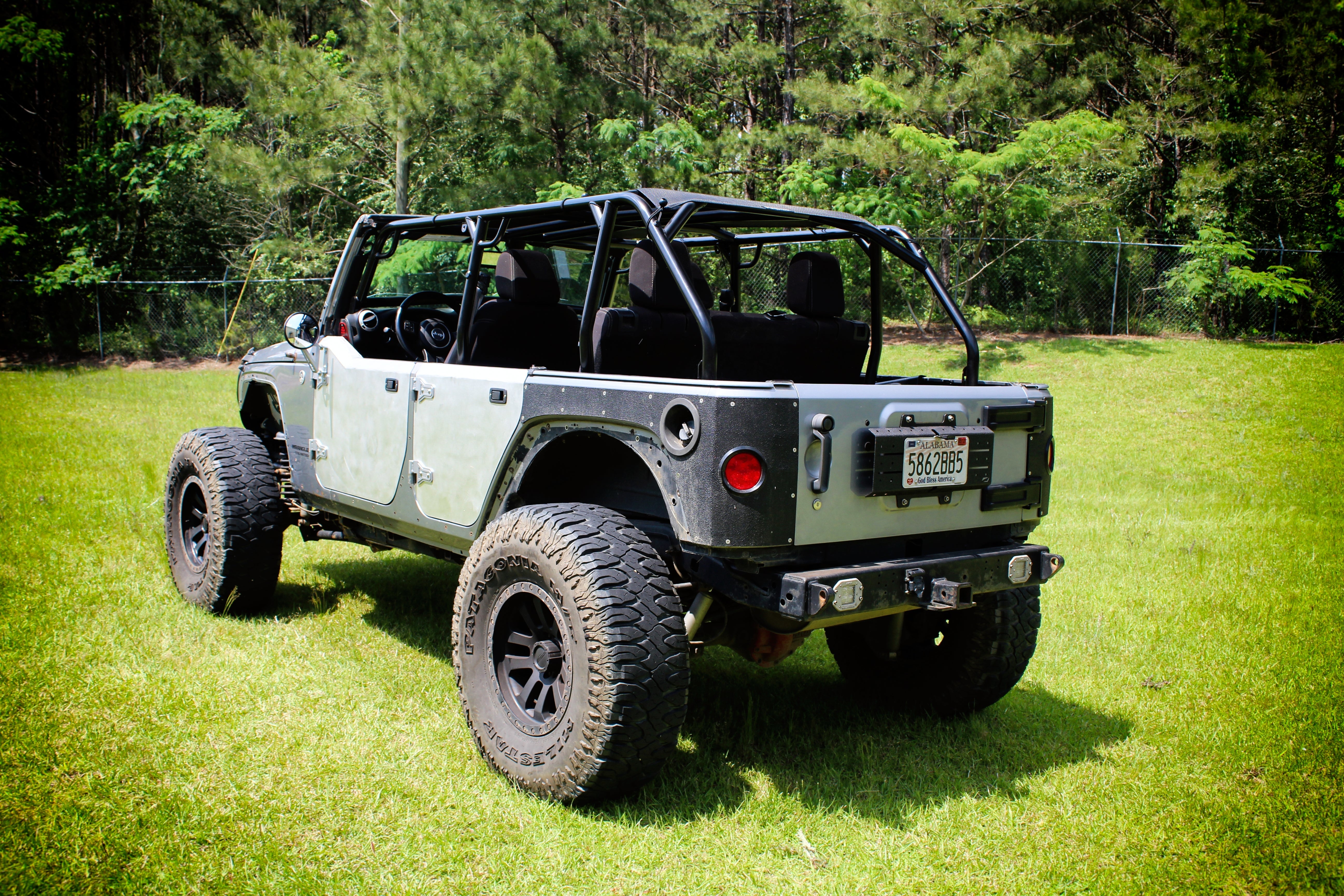 Aluminum Front Half Doors for Jeep JK