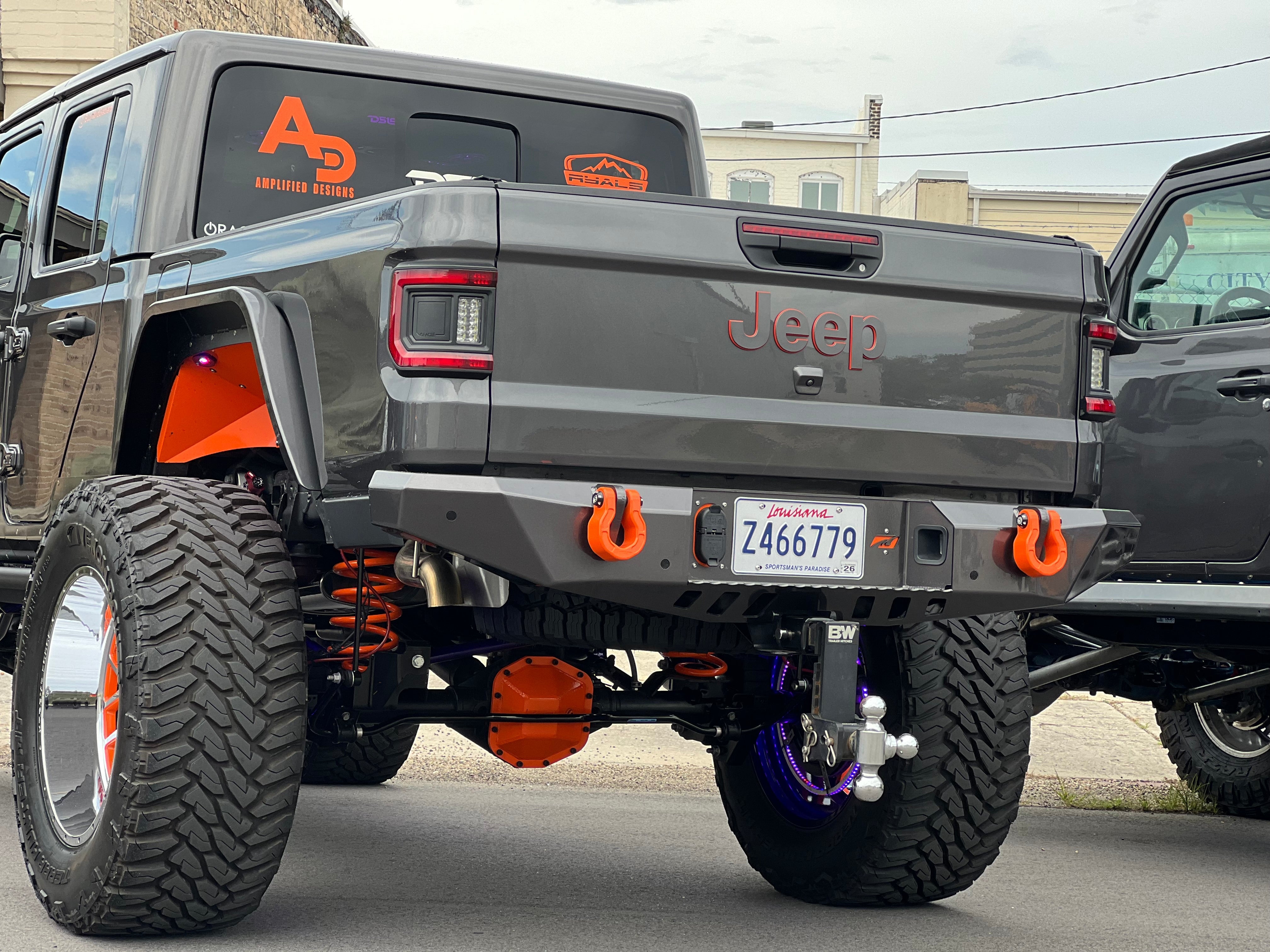 Hammer Series Rear Bumper for Jeep JT Gladiator