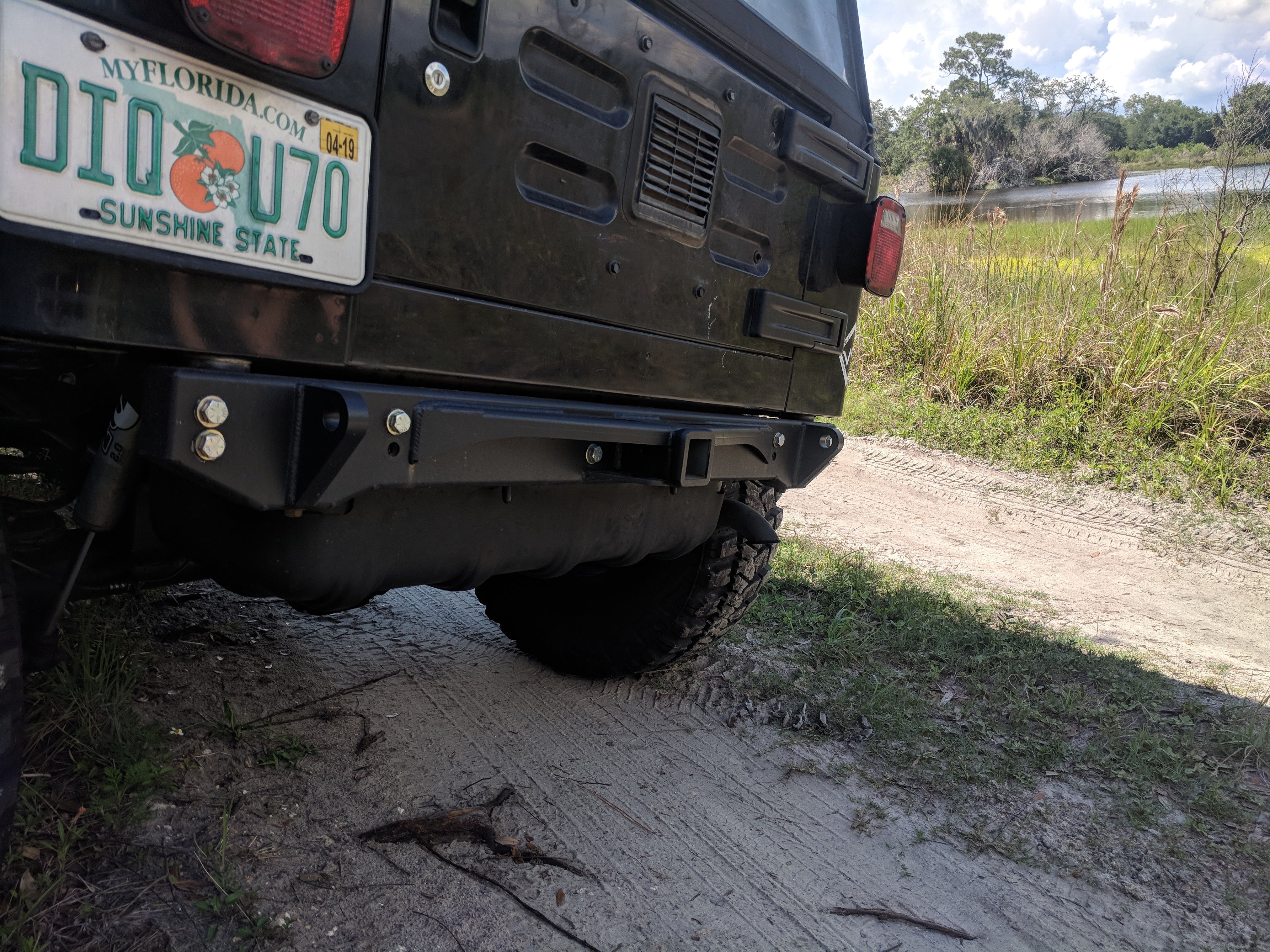 TJ/LJ/YJ High Clearance Hitch Bumper