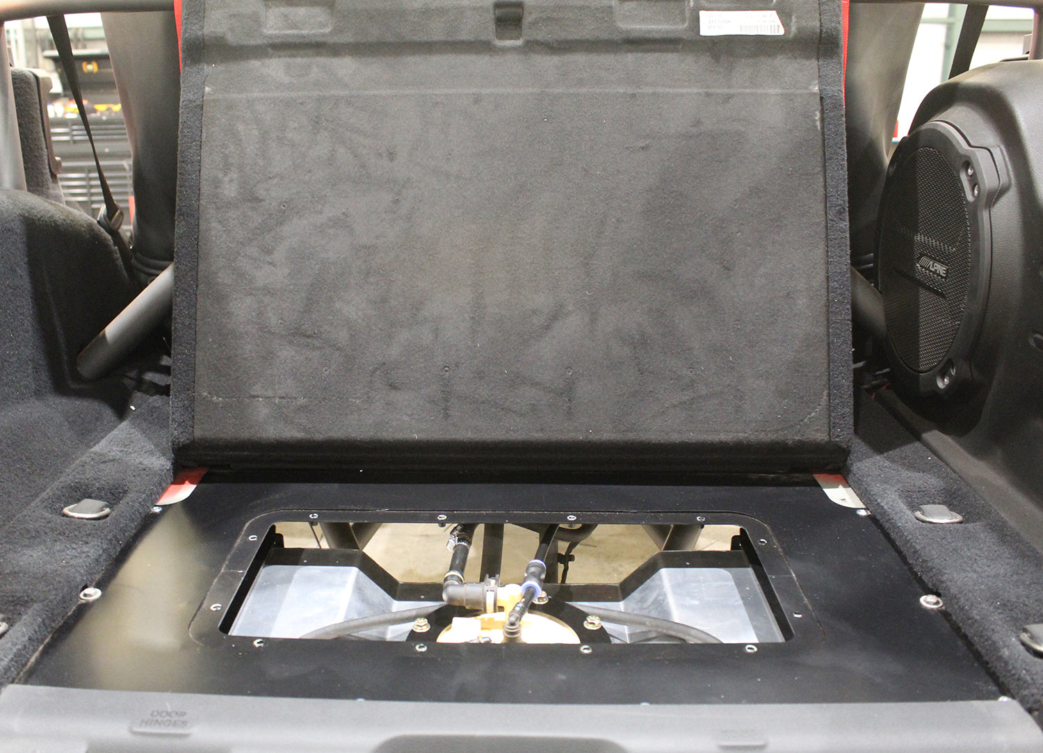 Rear Mount Fuel Cell Access Hatch for Jeep JL