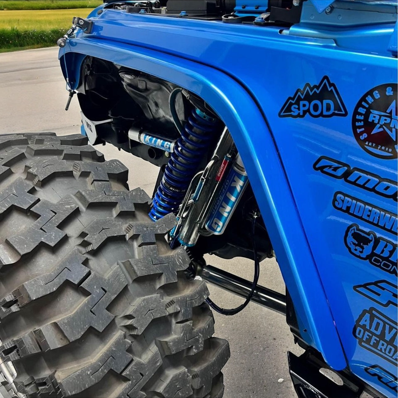 Aluminum Front Highline Fenders for Jeep JK/JKU