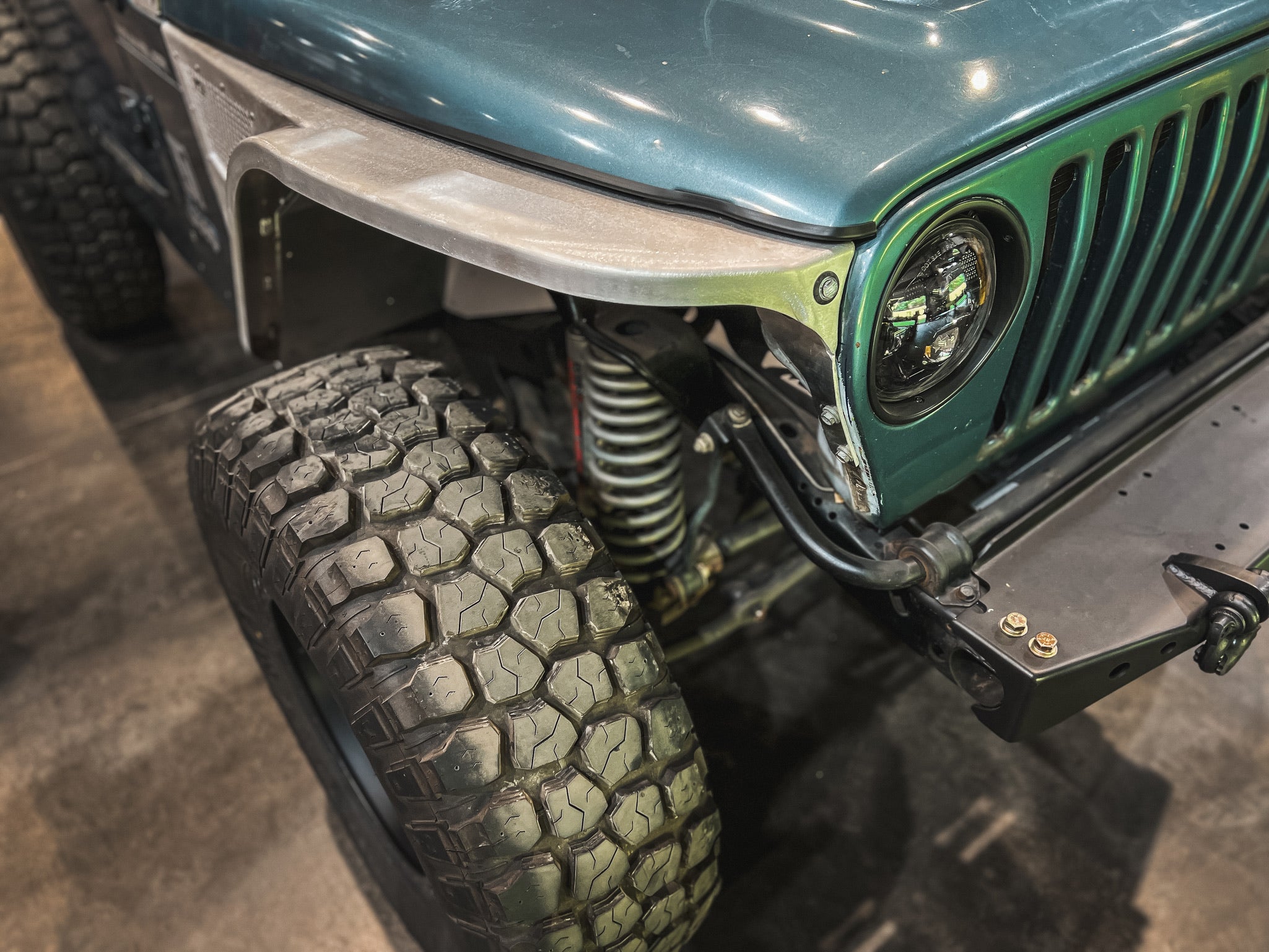 Aluminum Highline Front Fenders 2" Flare for Jeep TJ / LJ