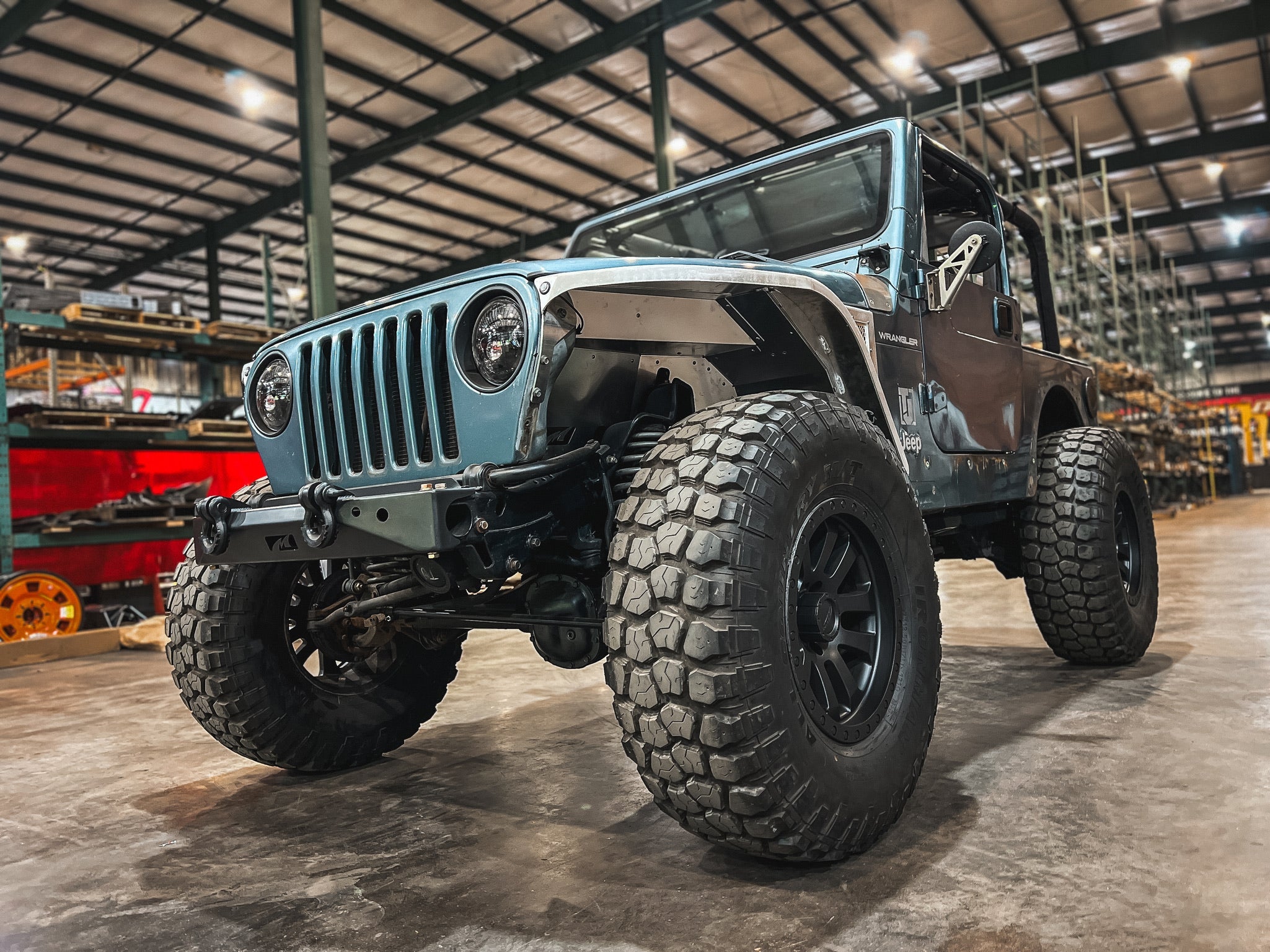 Aluminum Highline Front Fenders 4" Flare for Jeep TJ / LJ