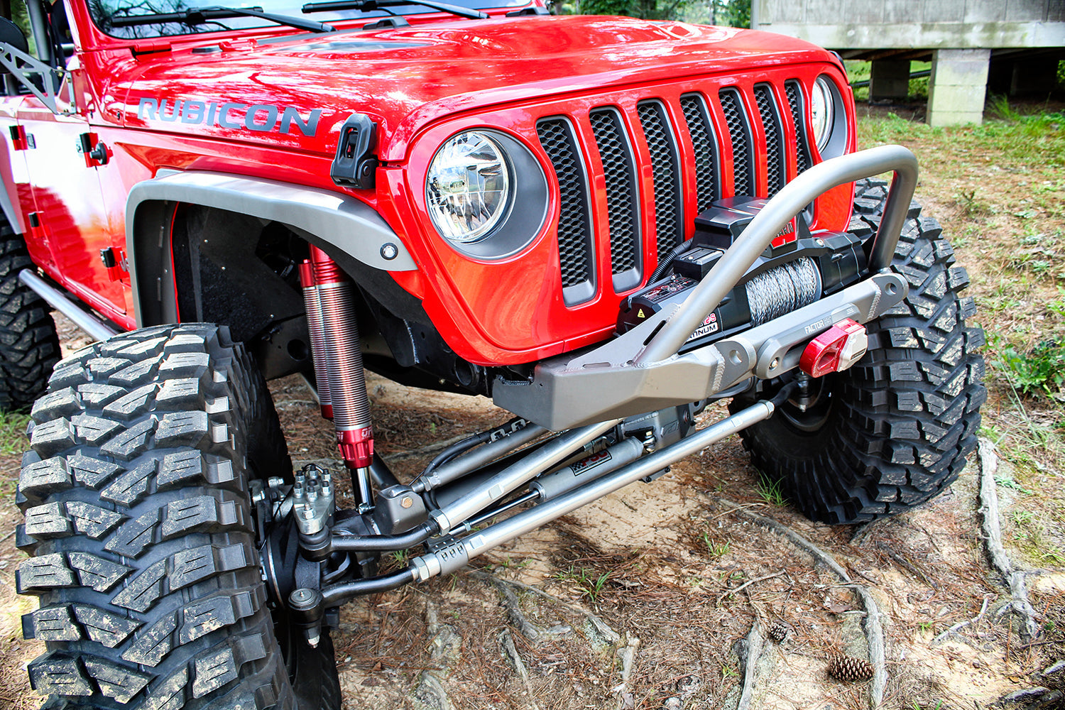 Tomahawk Frame Chop Front Bumper w/Bull Bar for Jeep JK, JL, JT