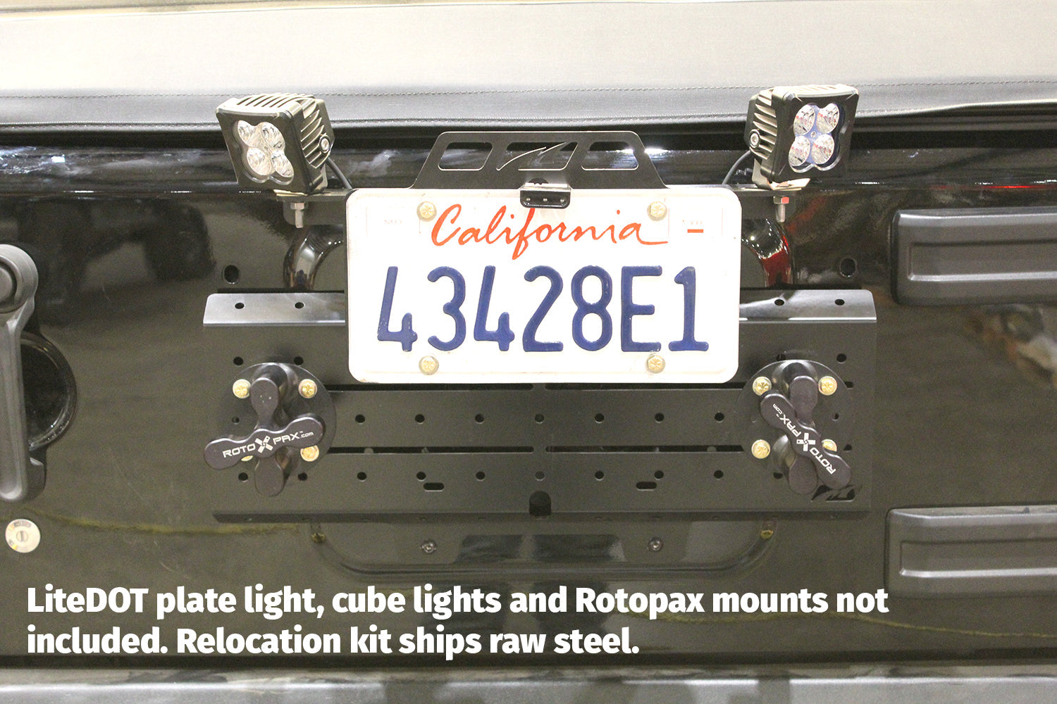 License Plate Relocator/Light Mount for JK-JL