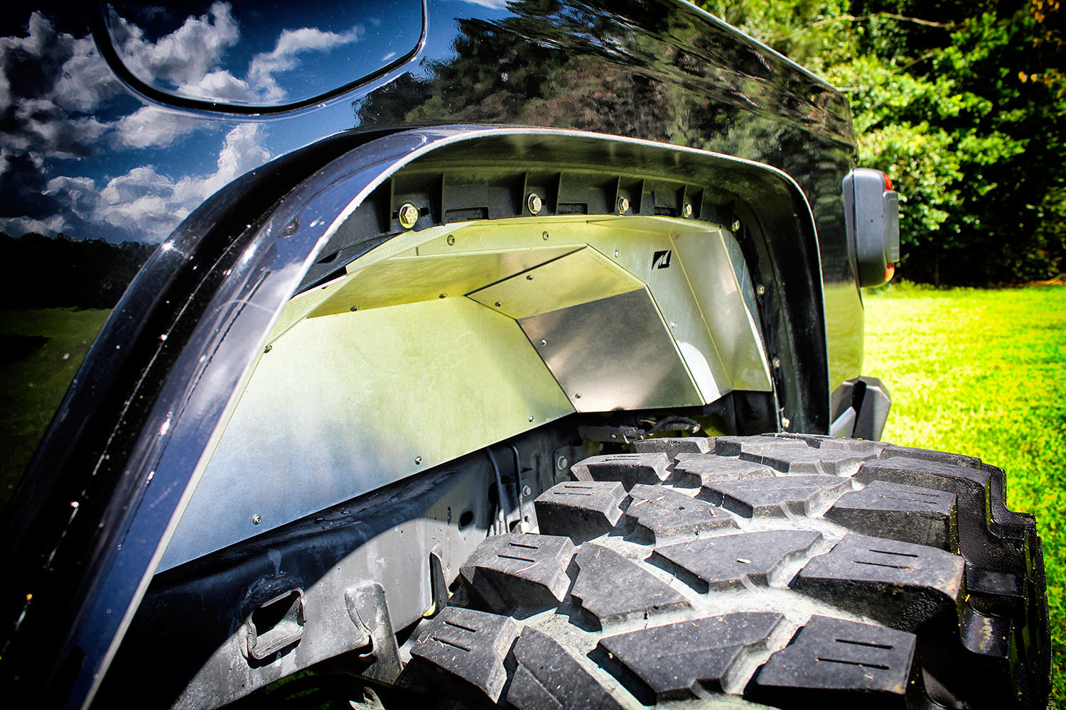 Rear Aluminum Inner Fenders for Jeep JT Gladiator