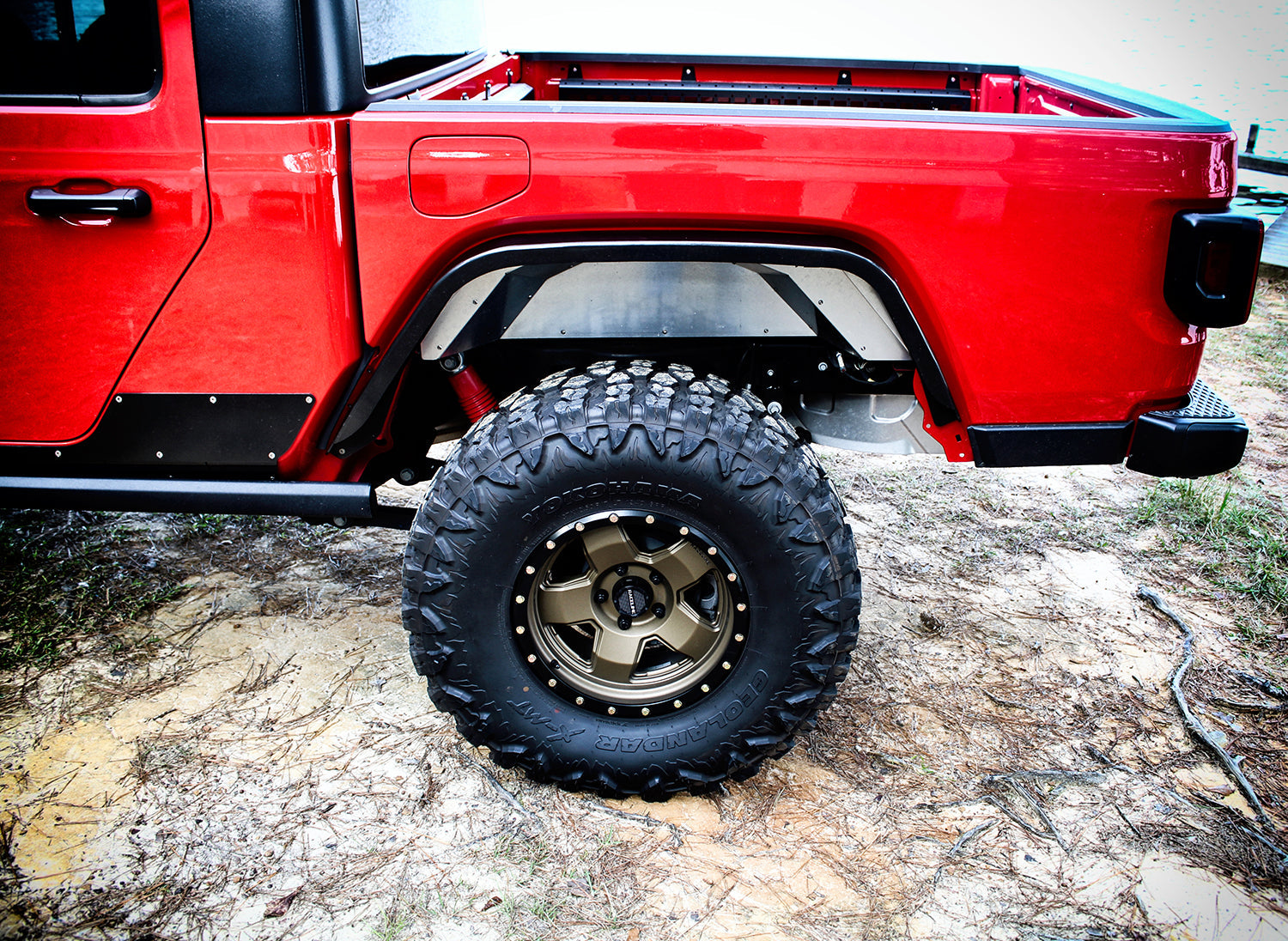 Aluminum Rear Fender Flares for Jeep JT Gladiator