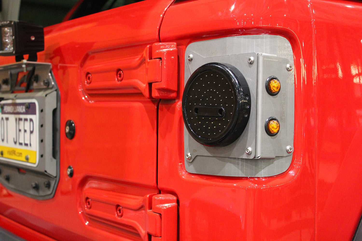 Round Tail Light Conversion Kit for Jeep JL w/o Sensors