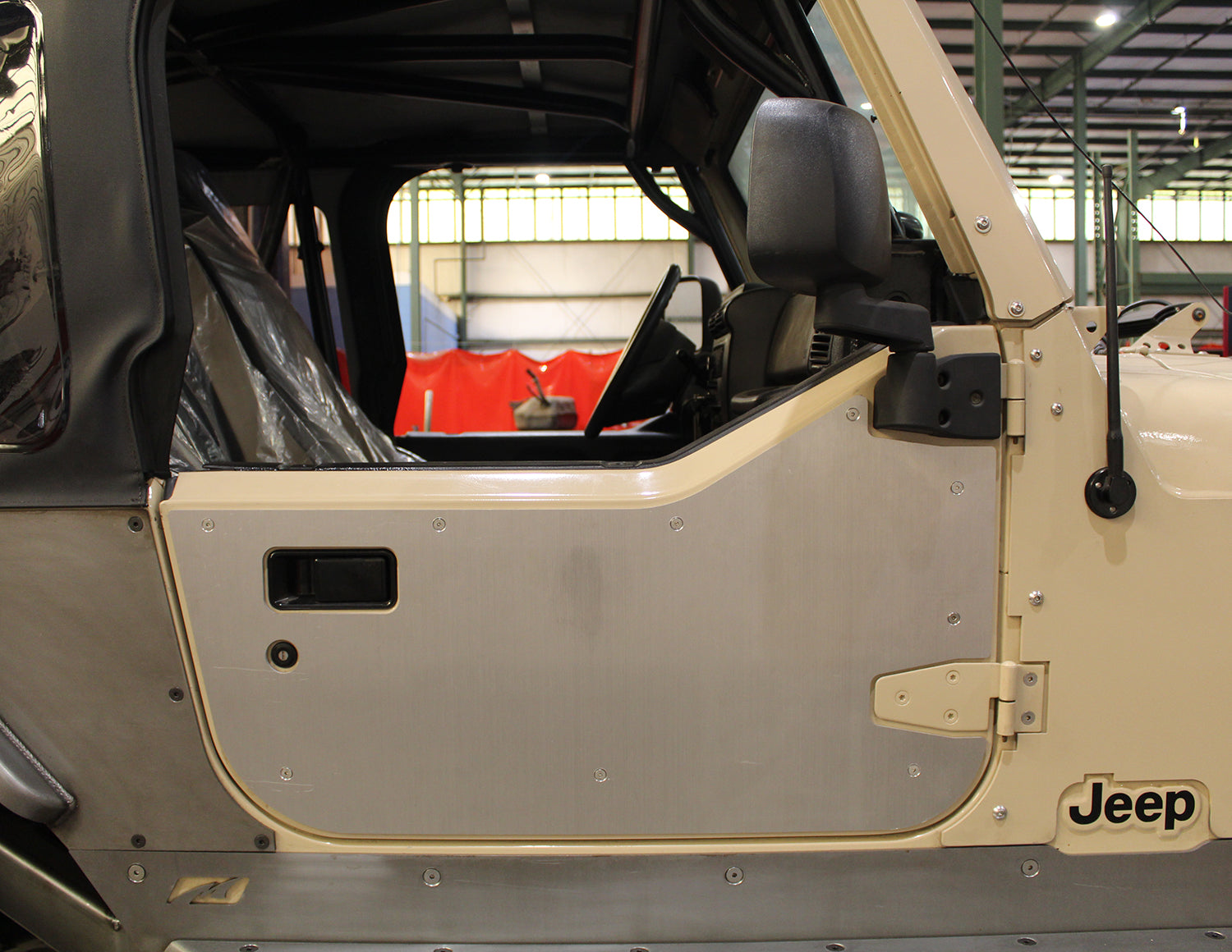 Aluminum Half Door Armor for Jeep TJ/LJ/YJ