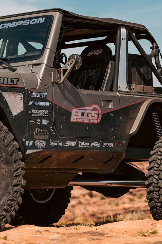 Rocker Guards with Boat Side Steps for Jeep TJ