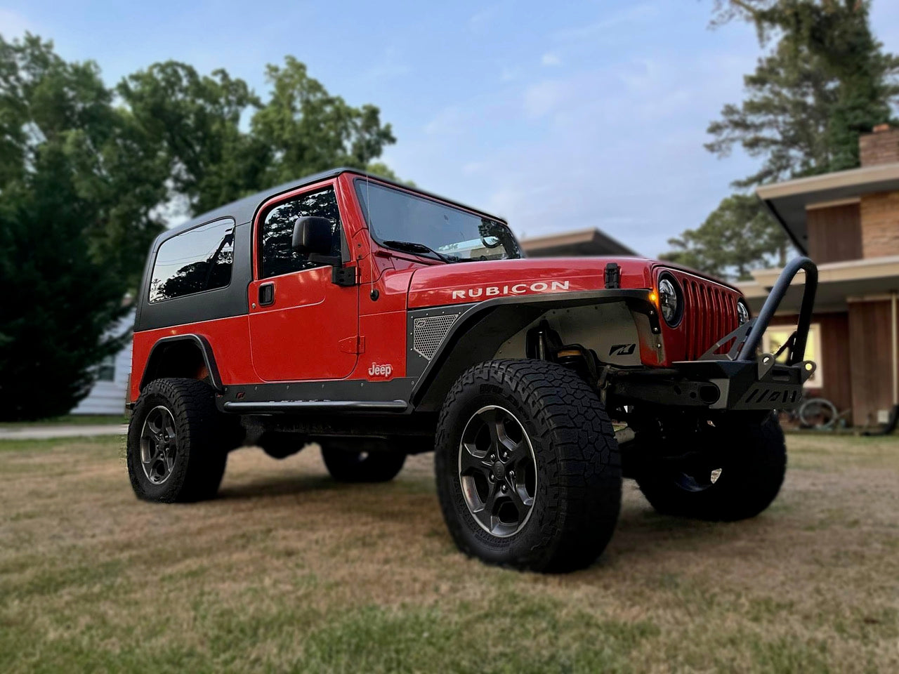 Aluminum Front Fenders 2" Flare for Jeep TJ / LJ