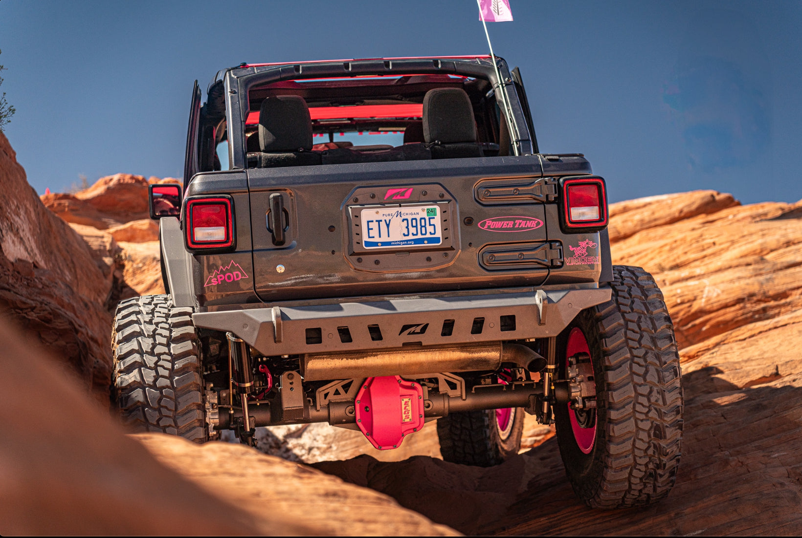 Crusher Series Rear Bumper No Spare for Jeep JL / JLU