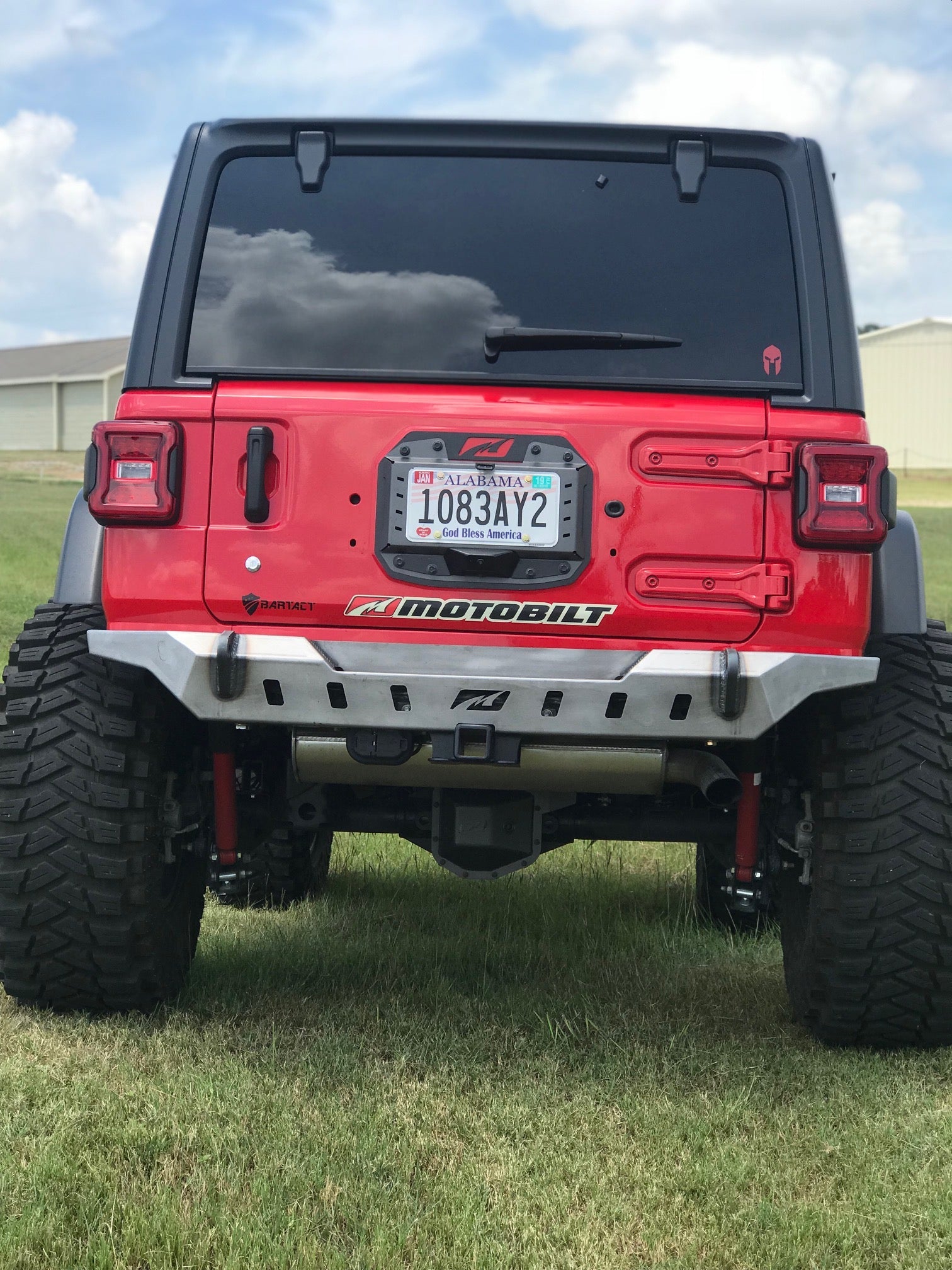 Crusher Rear Bumper w/ Spare Cutout for Jeep JL