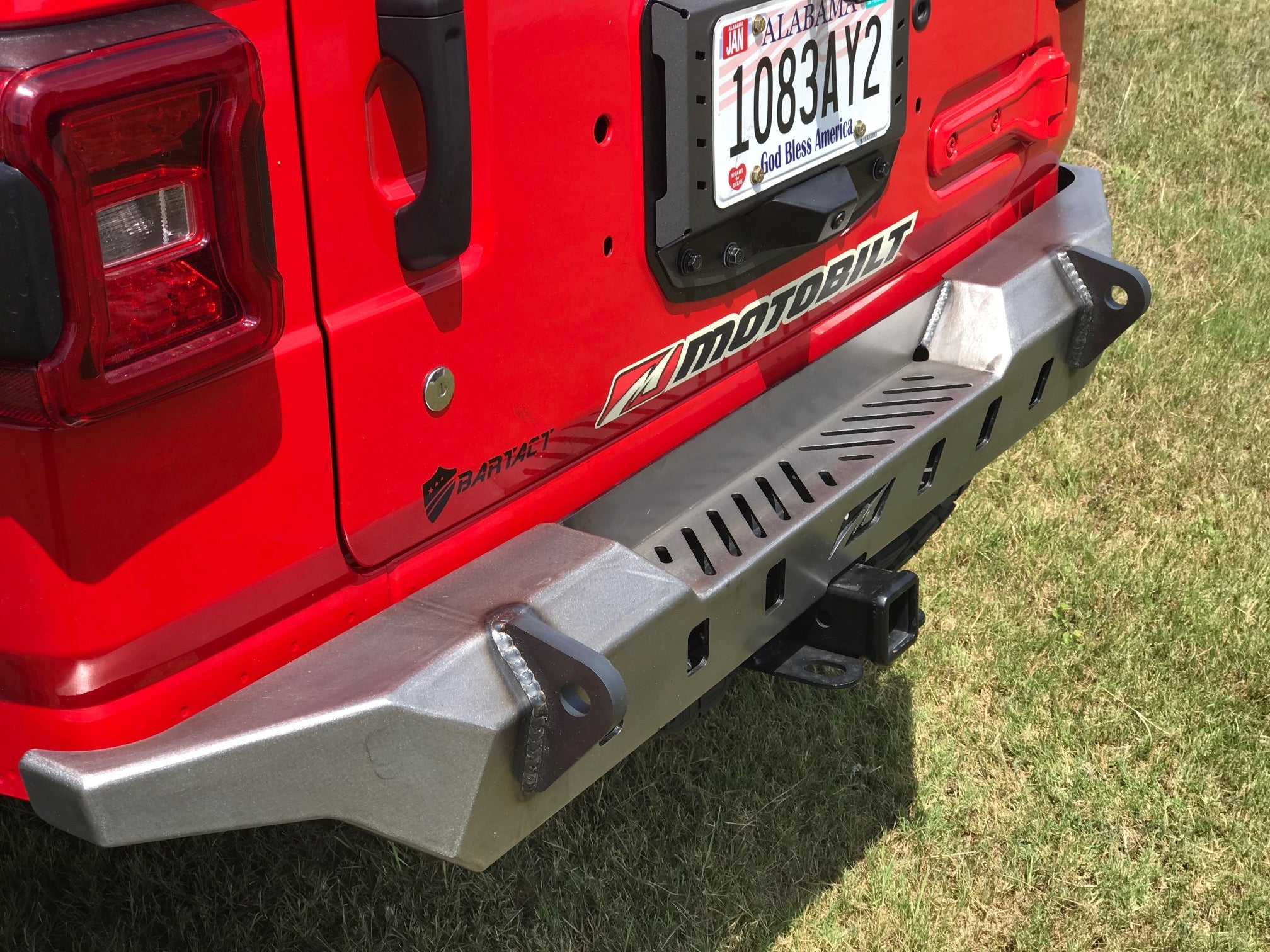 Crusher Rear Bumper w/ Spare Cutout for Jeep JL