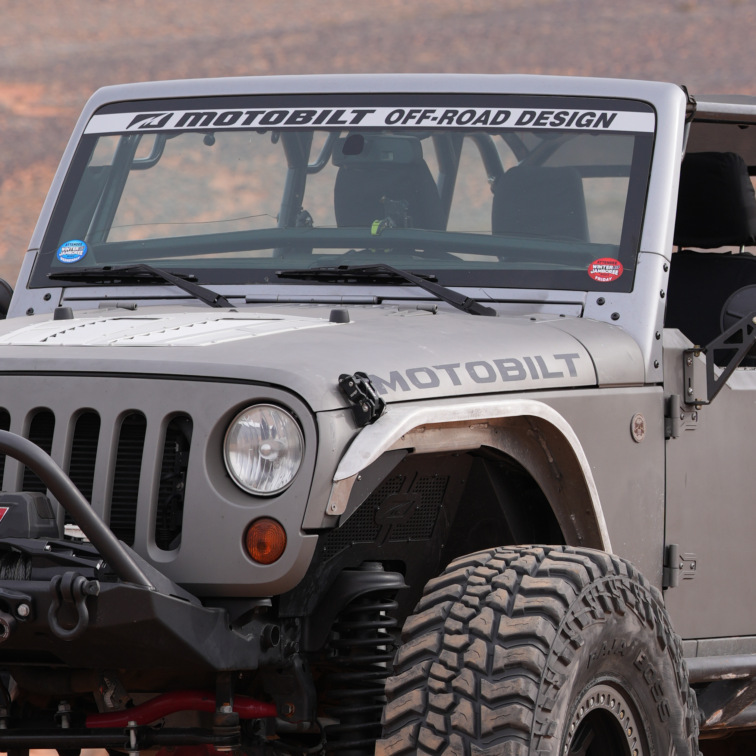 Windshield Banner for Jeep JK, or JKU