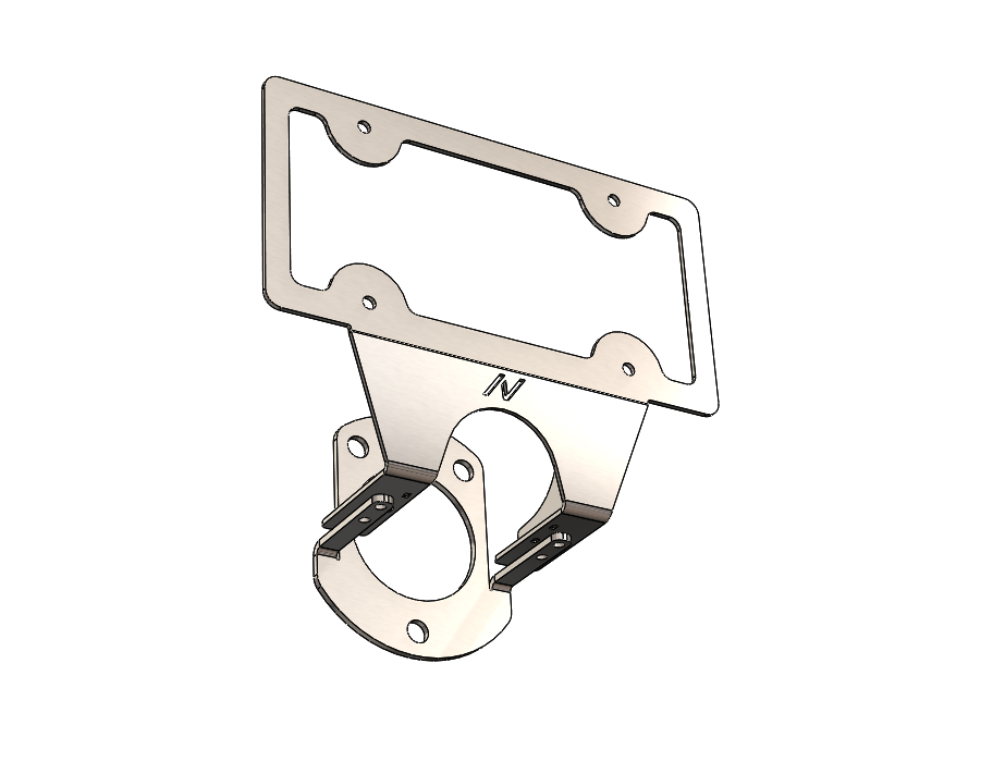 JL / JK License Plate Relocation Bracket