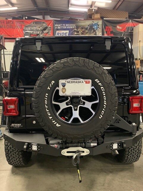 JL Scout Series - Rear Winch Bumper with Tire Carrier