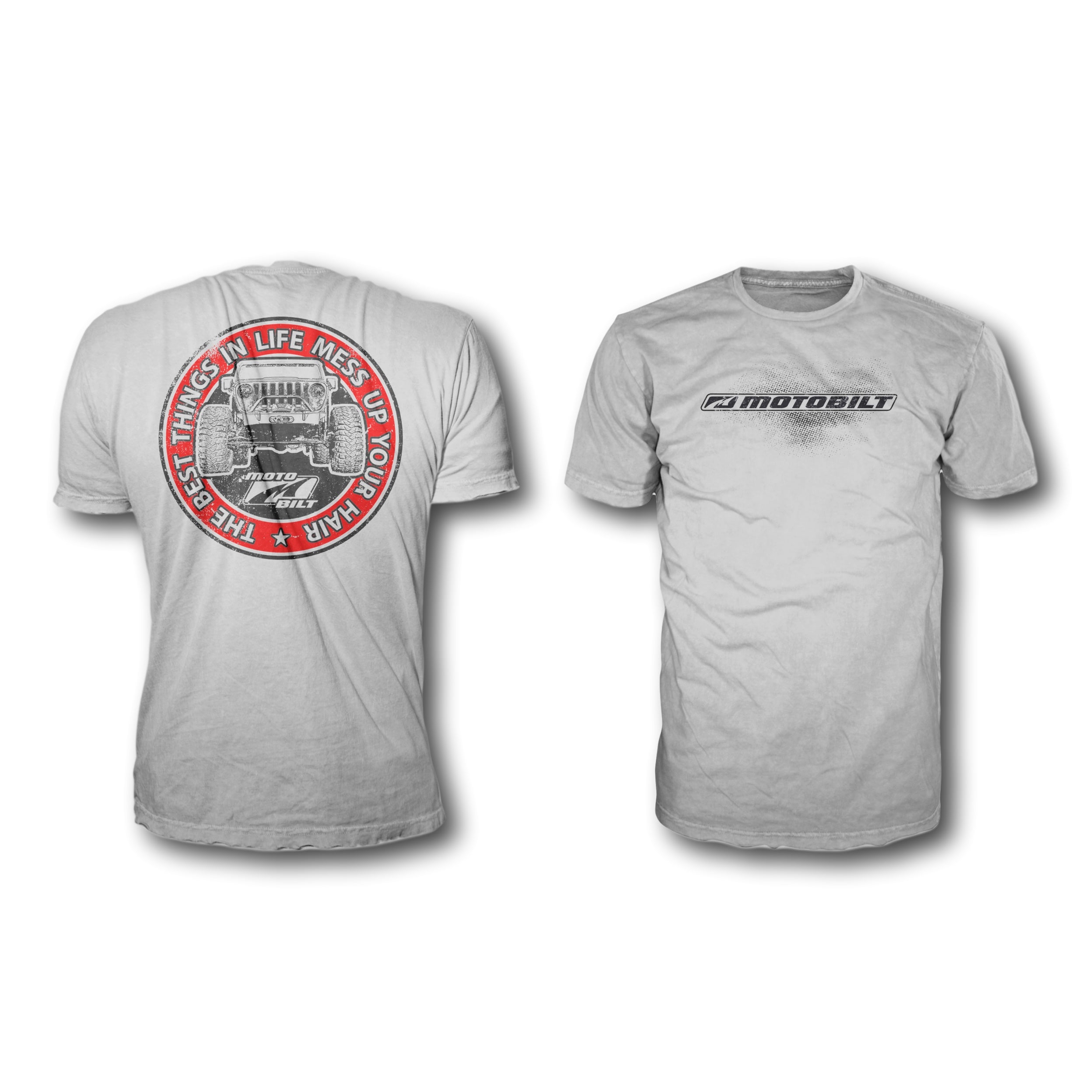 Motobilt Best Things In Life T-Shirt Light Grey