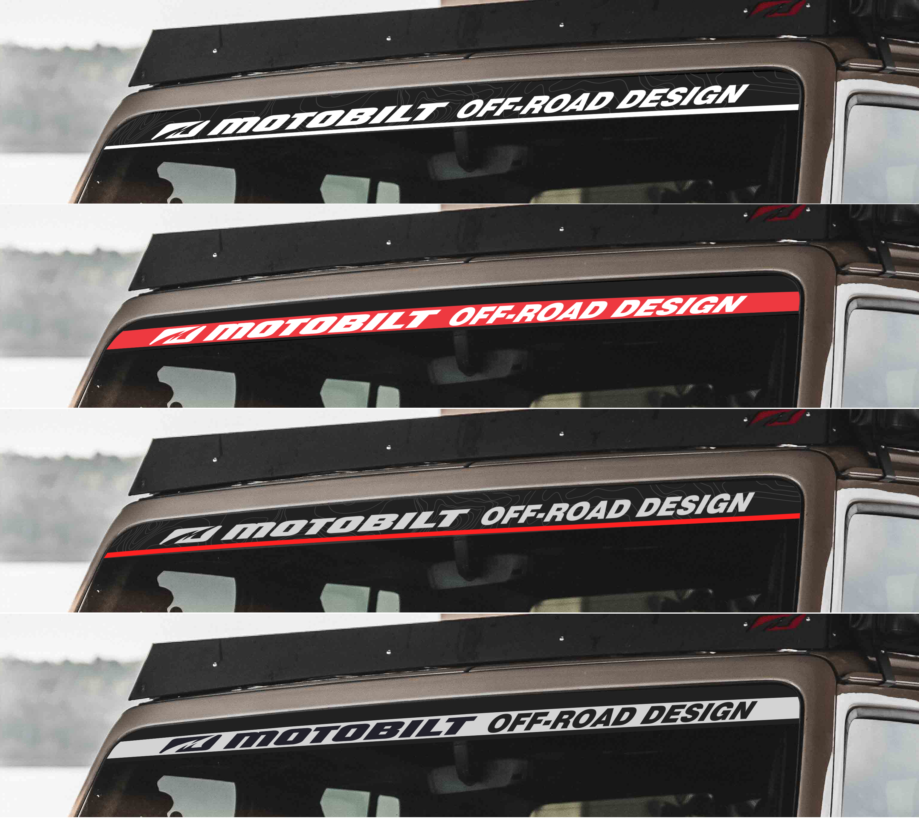 Windshield Banner for Jeep JL, JLU, JT