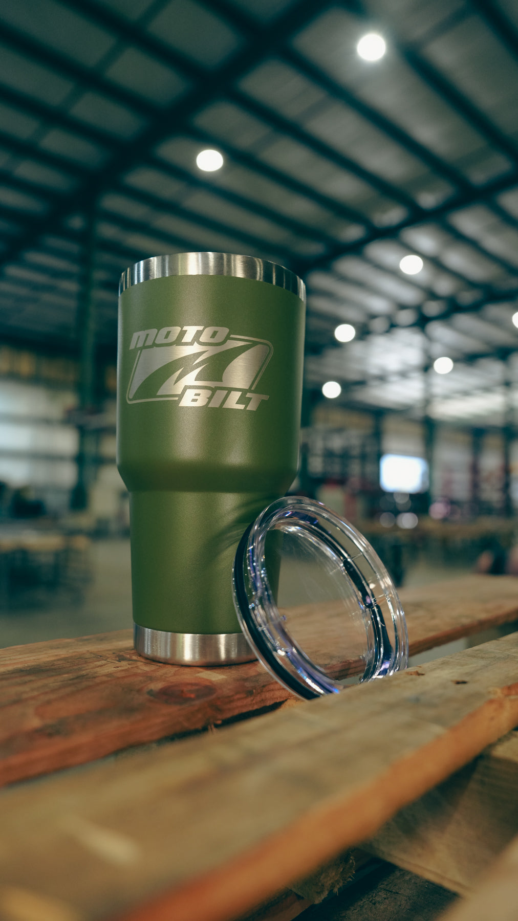 Motobilt Logo 30oz Tumbler Green