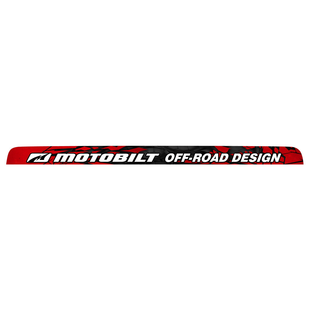 Windshield Banner for Jeep JK / JKU - Red Shatter Pattern