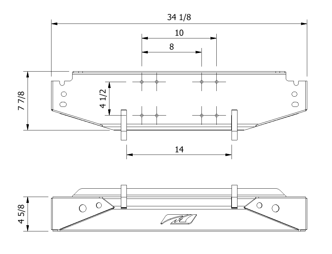 Stubby Front Bumper for Jeep YJ / TJ / LJ