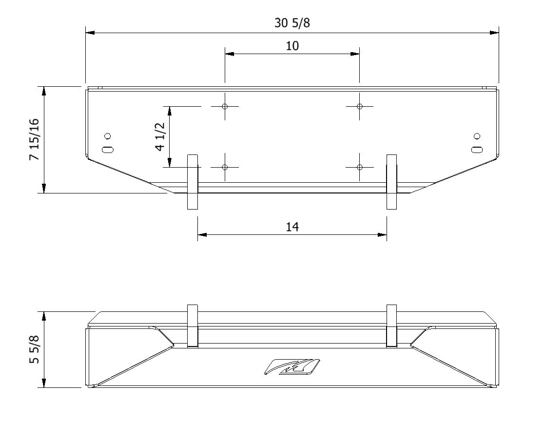 Front Stubby Bumper for Jeep CJ