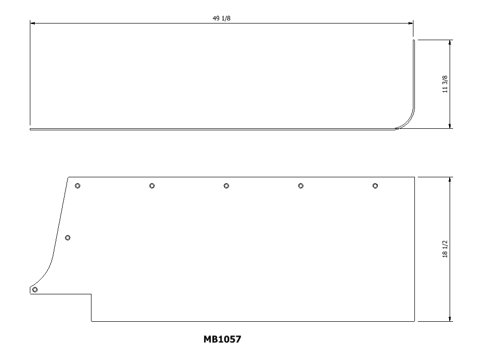 Blank Corner Guards for Jeep CJ YJ TJ