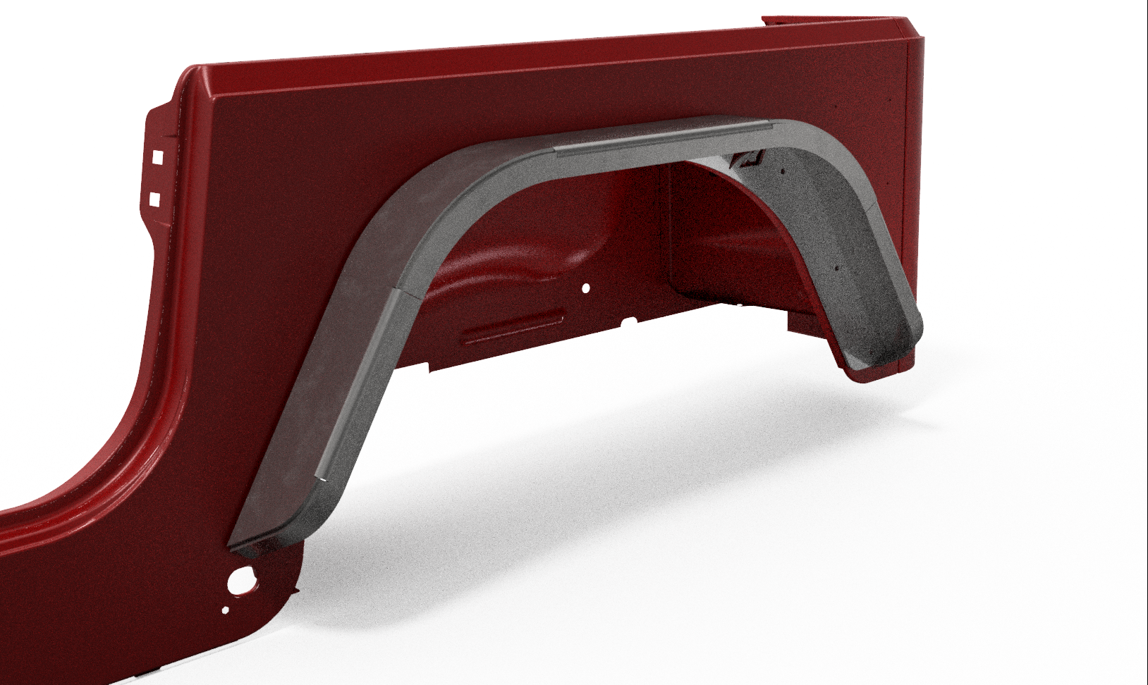 Rear Double Arch 4" Fender Flare Set for Jeep TJ/LJ