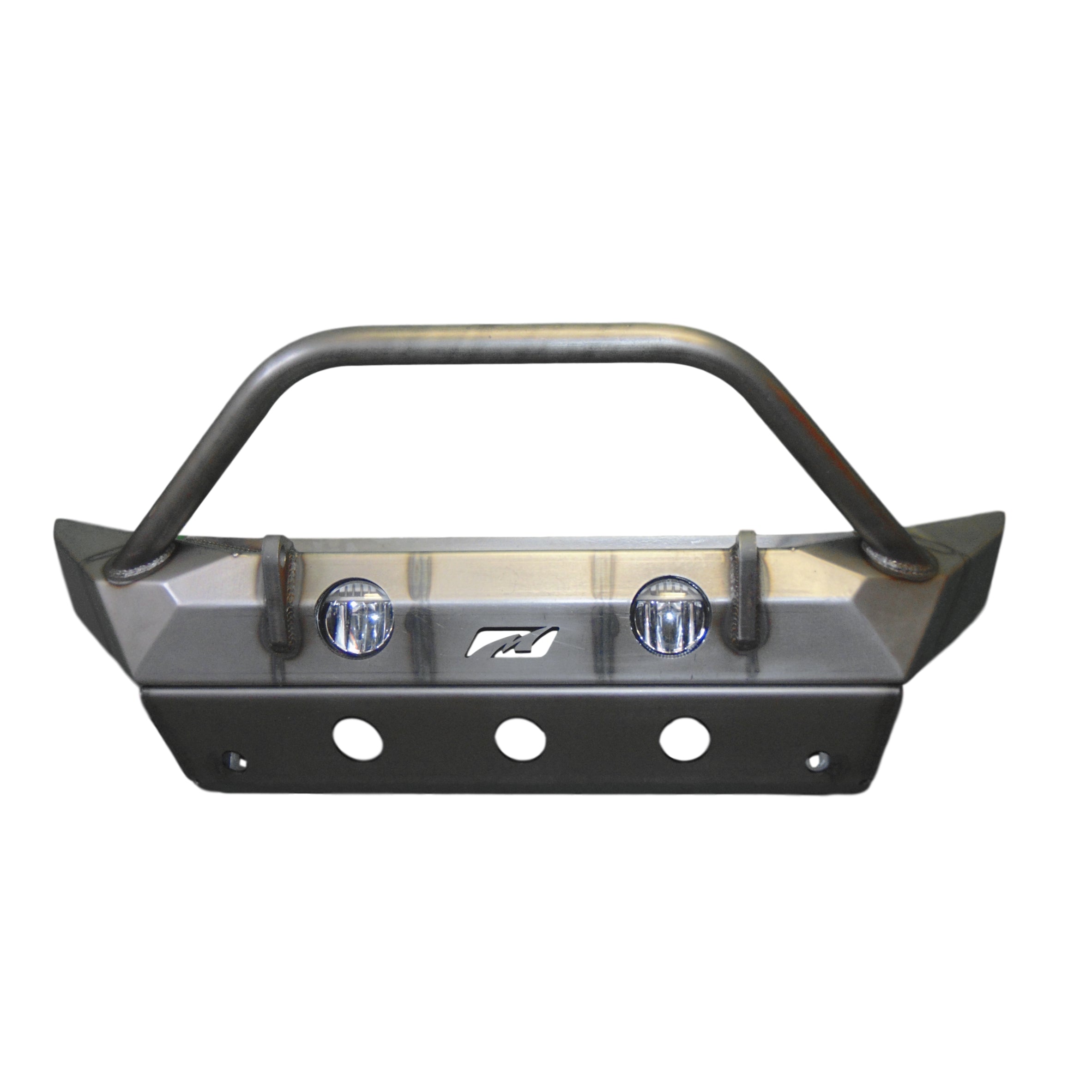 Hammer Front Bumper w/ Bull Bar, Fog Mounts & Skid Plate for Jeep JL / JT