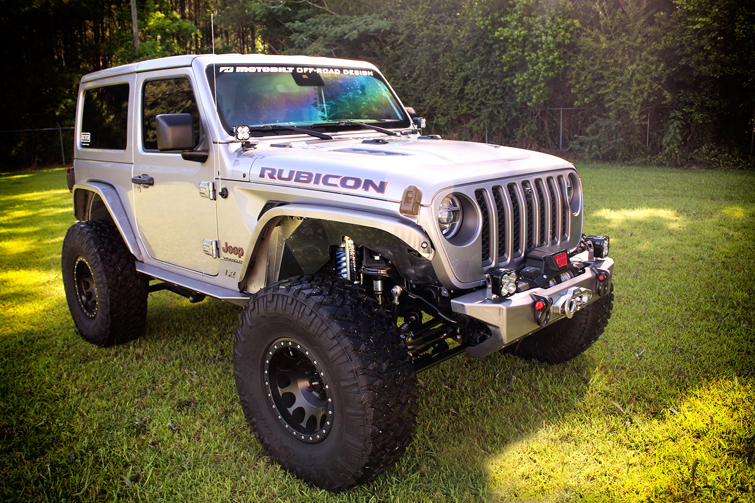 Aluminum Front Fender Flares for Jeep JL/JLU/JT Gladiator