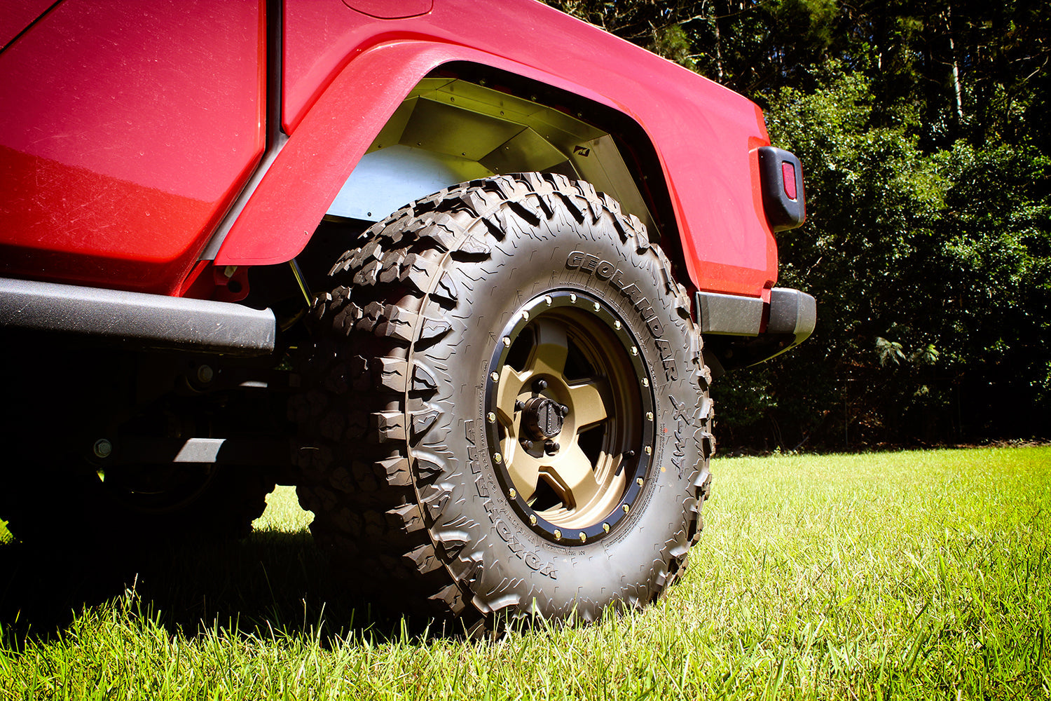 Rear Aluminum Inner Fenders for Jeep JT Gladiator