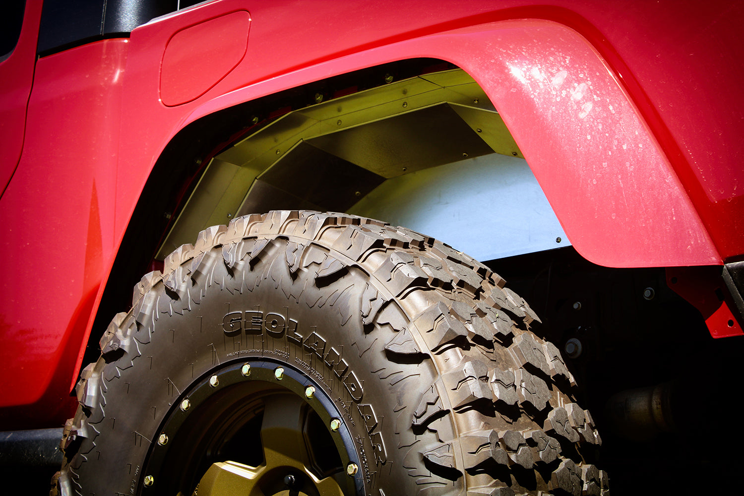 Rear Aluminum Inner Fenders for Jeep JT Gladiator