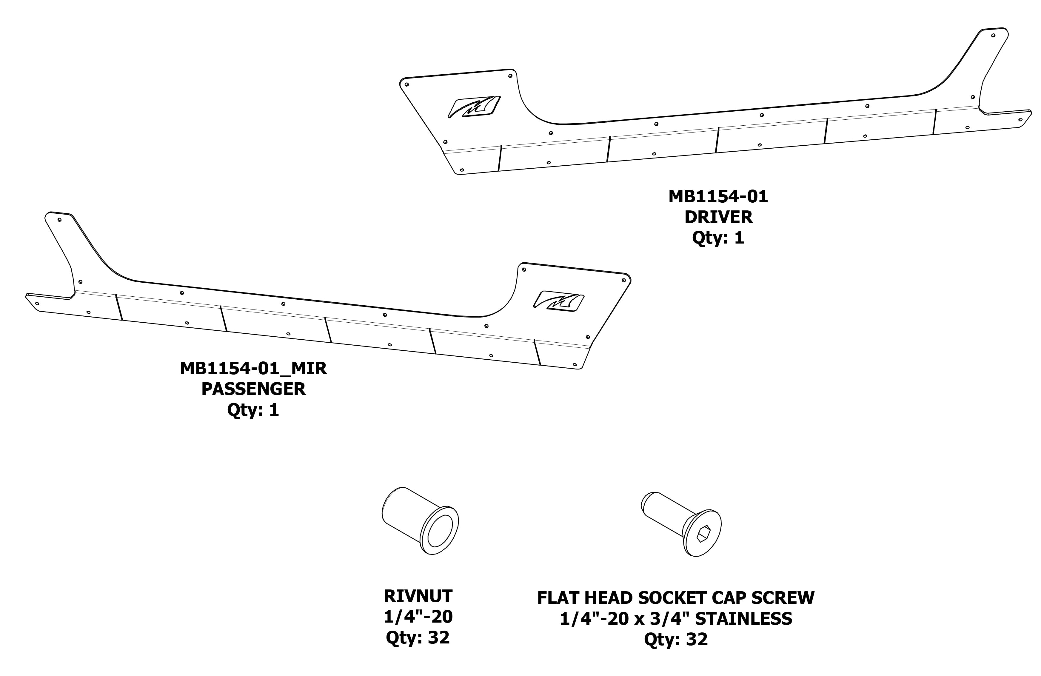 Rocker Armor for Jeep JL 2 Door