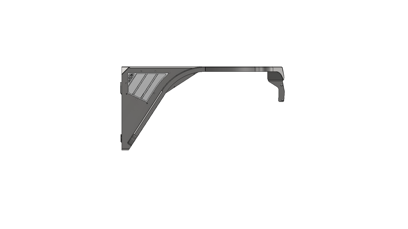 Aluminum Highline Front Fenders 2" Flare for Jeep YJ