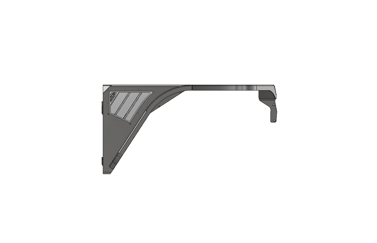 Aluminum Highline Front Fenders 4" Flare for Jeep YJ