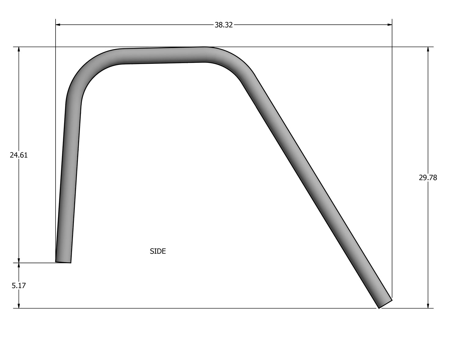 Coil Over Shock Hoops 1-3/4” (1.75) DOM .120 Wall Tubing