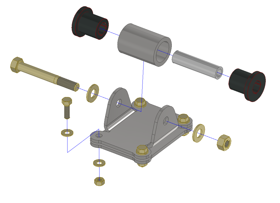 Roll Cage Tie-In with Poly Bushing Kit