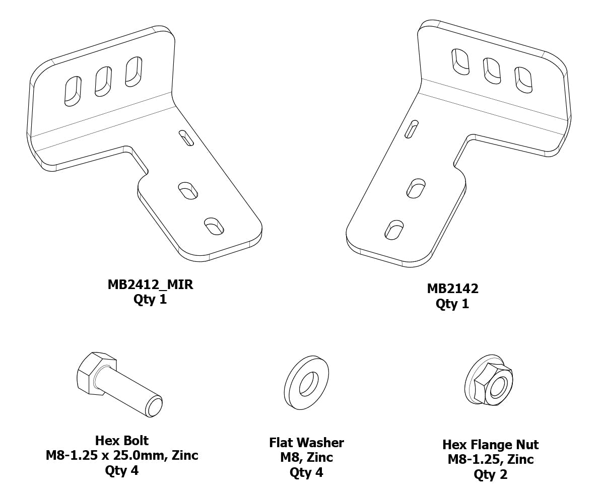 Bed Light Mounts for Jeep JT Gladiator