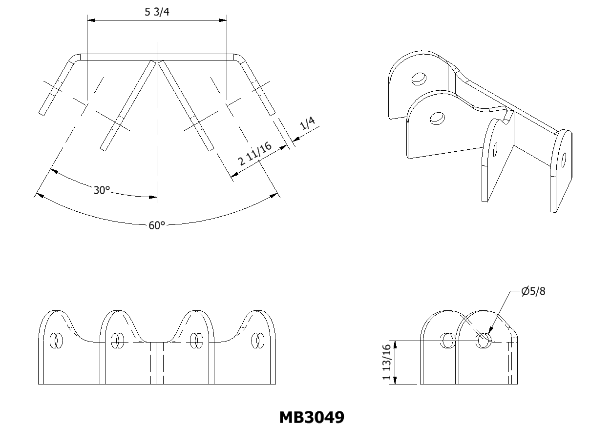 Rear Axle Upper Control Arm Mounts for Truss