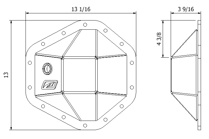 14 Bolt Diff Cover