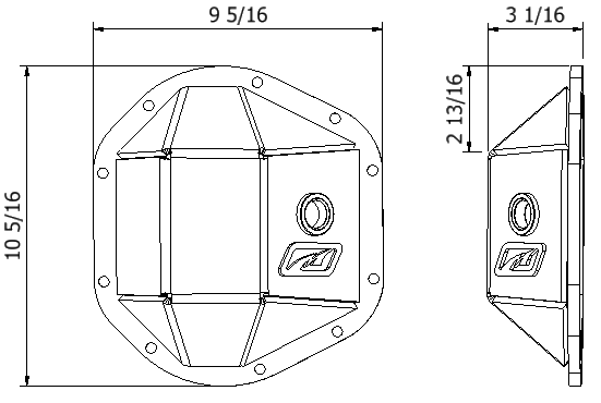 Dana 44 Diff Cover