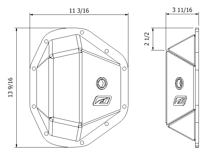 Dana 80 Diff Cover