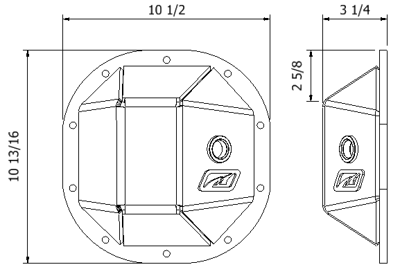 Ford 8.8 Diff Cover