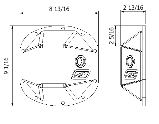 Dana 30 Diff Cover